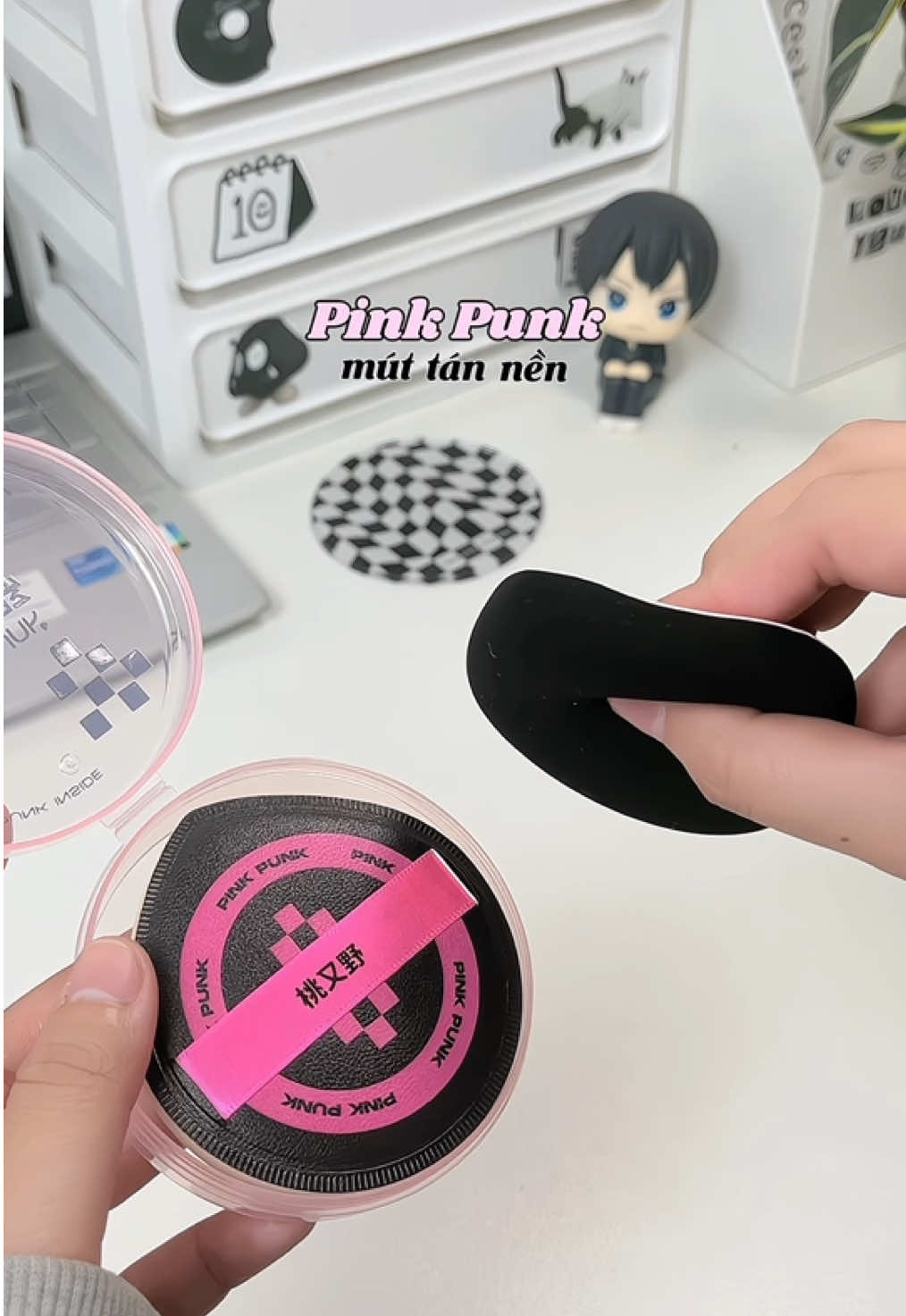 mút đánh siu đãaa luon ✨#xh #xuhuong #unboxing #unbox #viral #review #pinkpunk #muttrangdiem 
