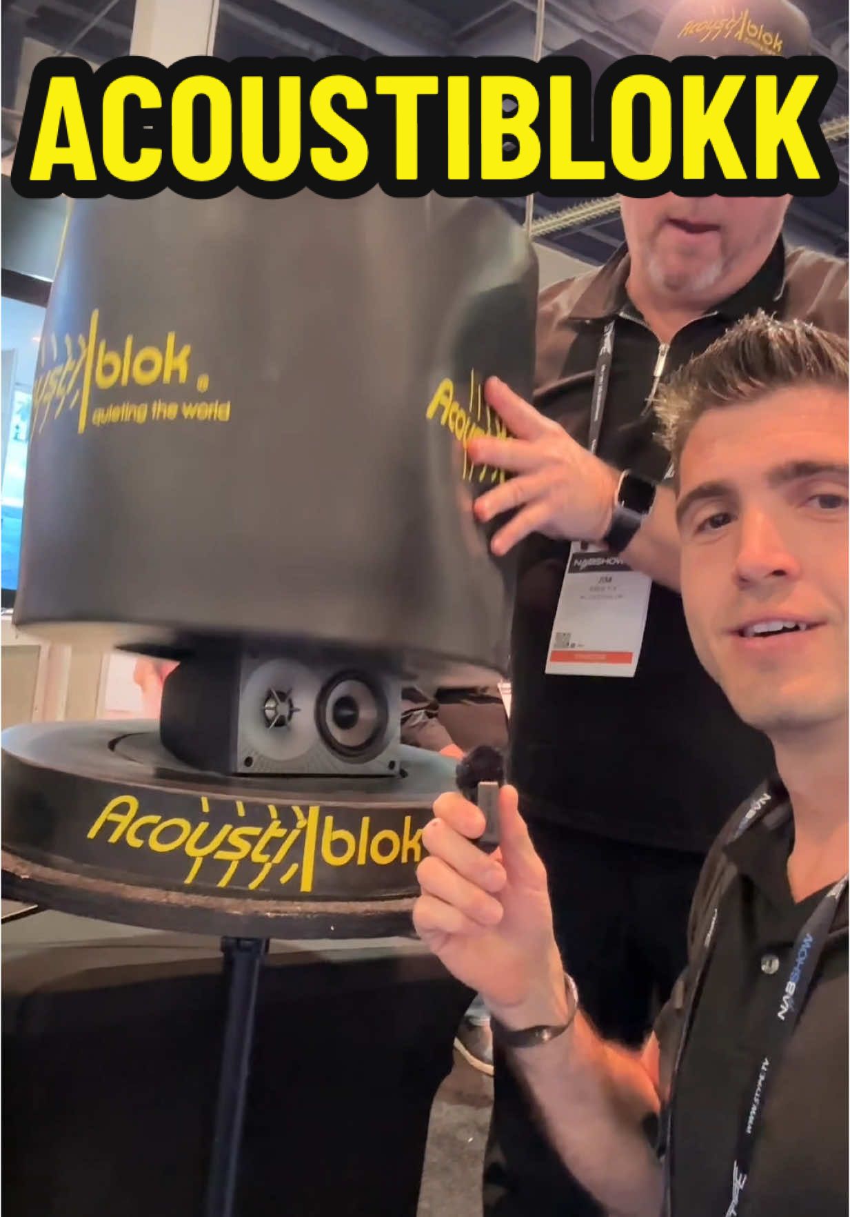 ACOUSTIBLOKK 🤯 #acoustiblokk #nabshow #nab2025 #nabshow2025 #nab 