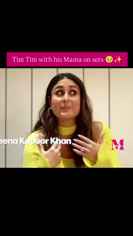 OMG, this is so cute baby Taimur on the sets of 