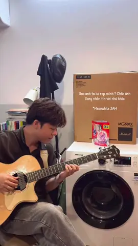 Vậy mà ẻm cứ nghĩ xấu t 😢 #guitar #guitarjokes #funny #j4f #samsungwashingmachine #xuhuongtiktok #leeanhhuy 