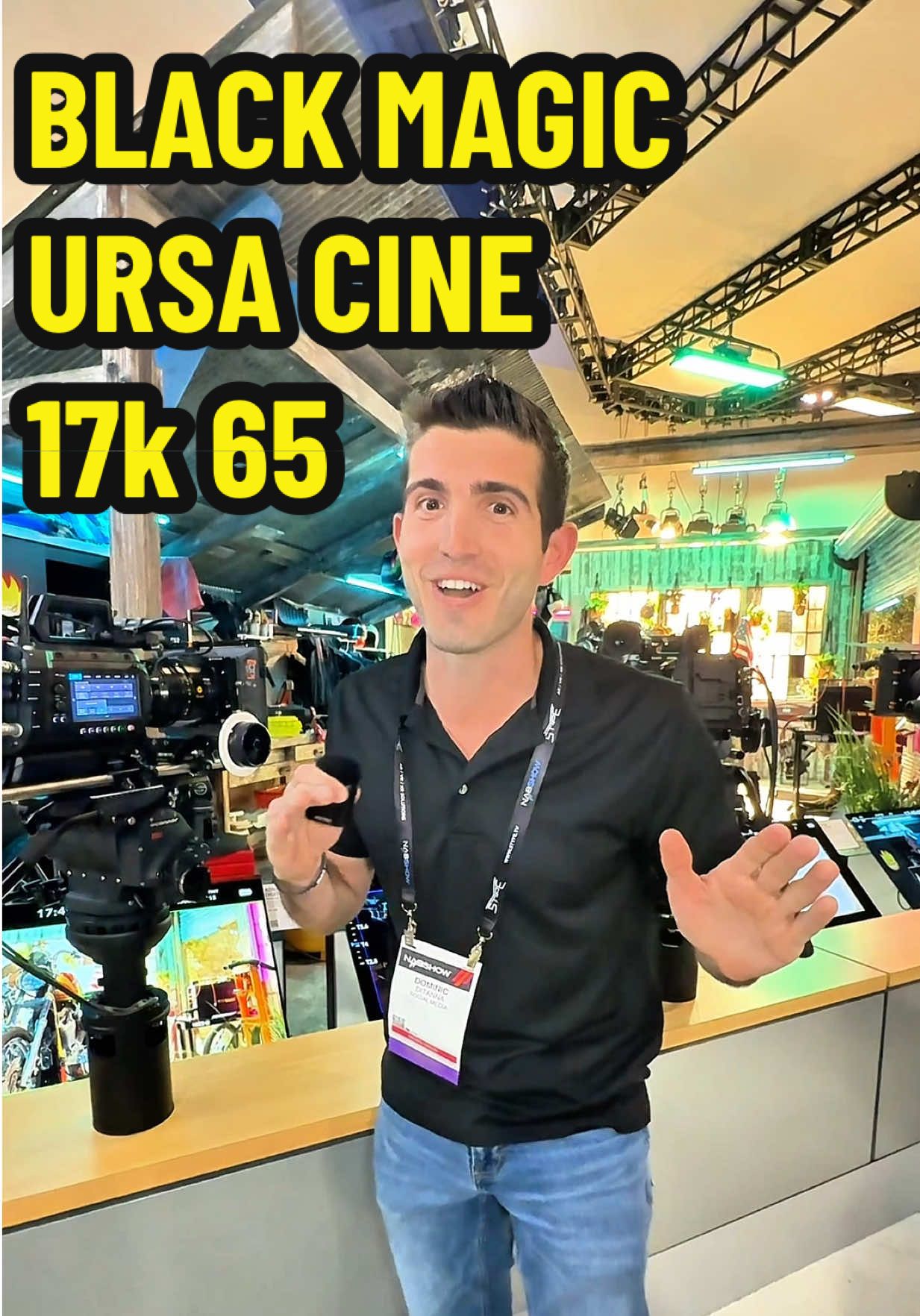 BLACK MAGIC URSA CINE 17k 65! #blackmagic #nabshow #nab2025 #nabshow2025 #ursa17k