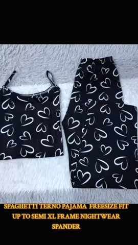 Spaghetti TERNO pajama freesize fit up to semi xl frame nightwear spandex 😍 #spaghetti  #pajama  #womenswear  #comfortable  #buynow  #everyone  #friends  #affiliatemarketing  #fyp  #creatorsearchinsights 