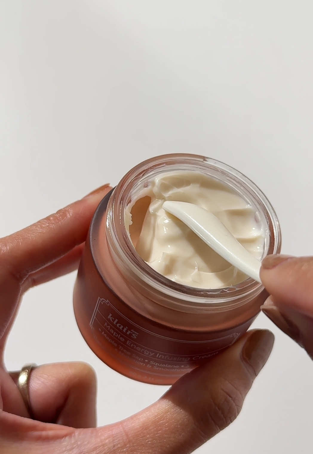 The Klairs Maple Energy Infusing line , wow! I think I’m in love already. The serum feels lightweight but nourishing, and it sinks in so nicely without any tackiness. It’s got maple tree sap, squalane, and peptides—aka a dream combo for glow and bounce. My skin feels immediately refreshed after applying it. The cream is rich but not heavy—perfect for locking everything in without feeling greasy. It has that same trio of peptides and squalane, so it’s been great for smoothing out my texture and giving me that plump, healthy look. Honestly, I didn’t expect to like this line as much as I do, but the texture and finish are so satisfying. Can’t wait to see how it performs long term. Will definitely report back. They’re both good for slow aging 🍁🍁 #pickyxdearklairs #dearklairs #picky #koreanskincare #kbeauty #serum #cream #beautyproducts #skincare #tiktokskincare #skincarerecommendations @Picky Shop: @Dear, Klairs Influencers @Dear Klairs 