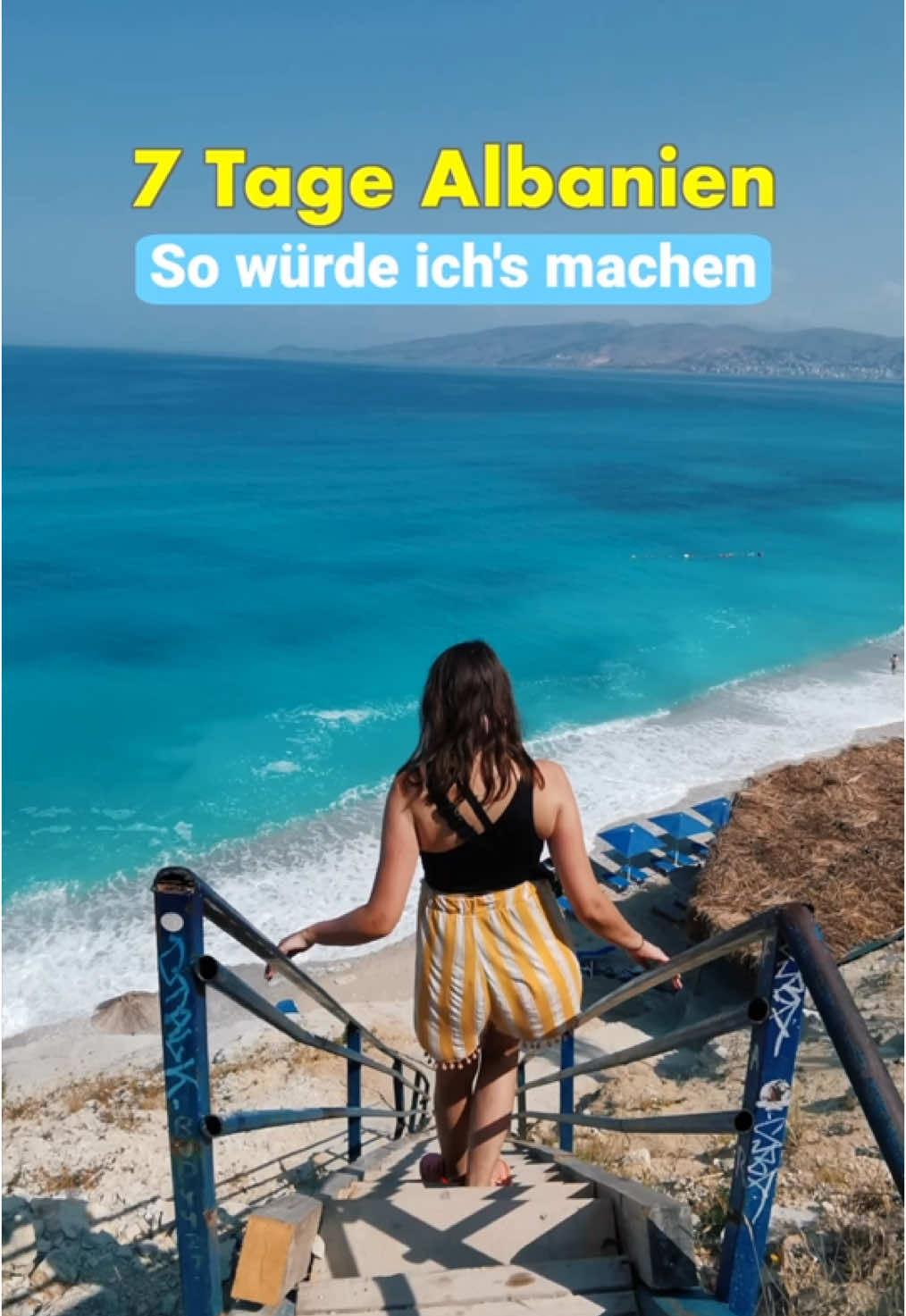 Unsere Route für 7 Tage Albanien mit Fokus auf die schönsten Strände ⛱️👇 Auf unserem Reiseblog findest du die Route mit allen Details sowie detaillierte Guides für jeden einzelnen Stopp (mit ganz vielen Essenstipps 💕) Schreibe uns eine Nachricht mit  “Guide” und wir schicken dir  den Link zu unseren Routenvorlagen für 7 Tage in Albanien zu✌️ #albanien #reiseroute #reiseblogger 