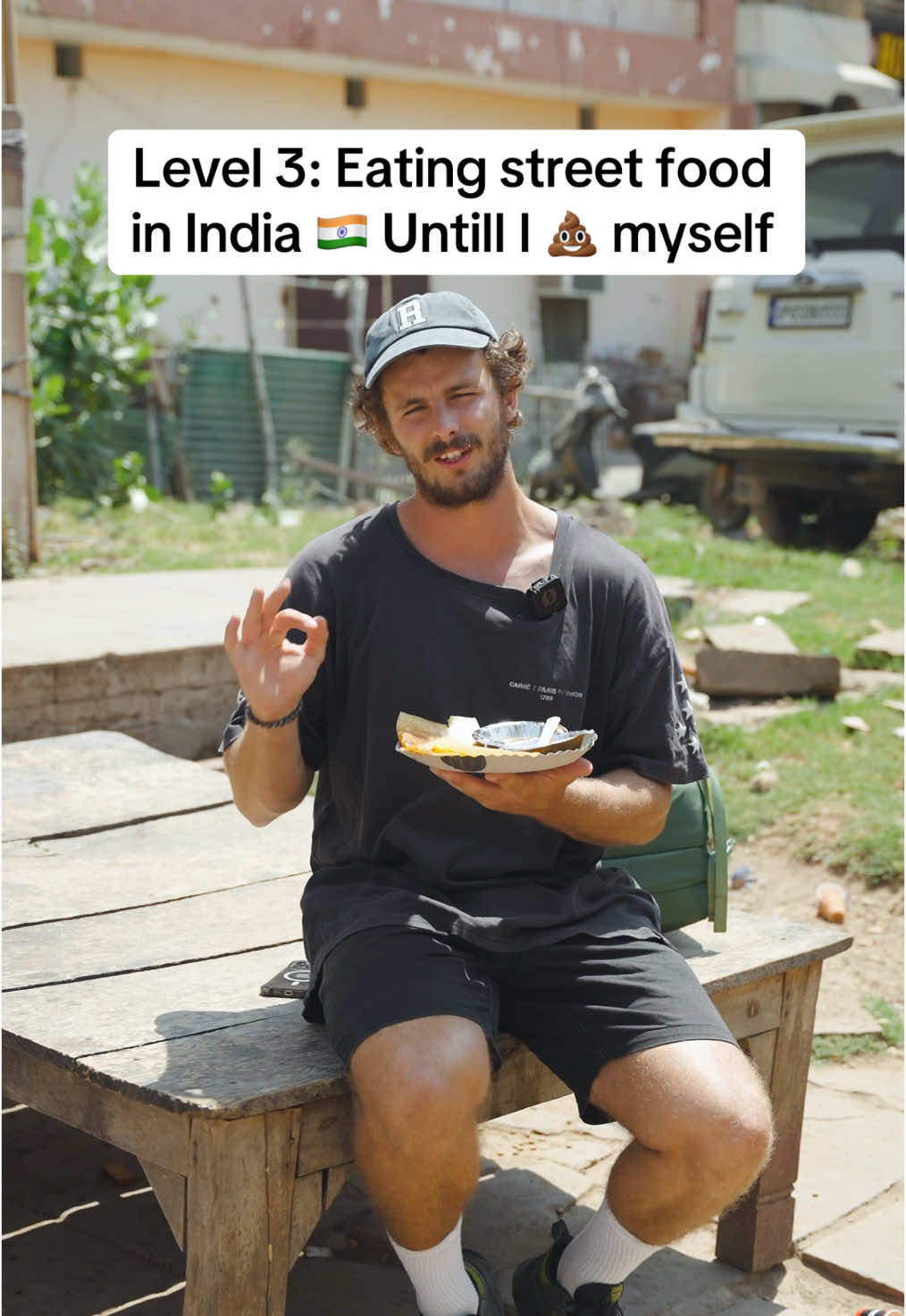 Eating street food in India untill I sh#t myself #streetfood #streetfoodindia #india #travelvlog