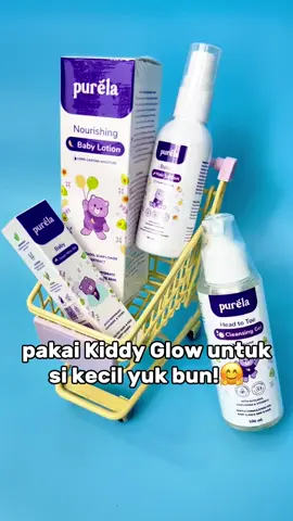 mau anak jadi lebih glowing? pakai paketan Kiddy Glow daei Purela aja bun!🥰🤗 klik keranjang kuning! #purela #darihatiuntukbuahhati #skincarebabyandkids #rekomendasiskincareanak #skincareanakaktif #skincareanak 