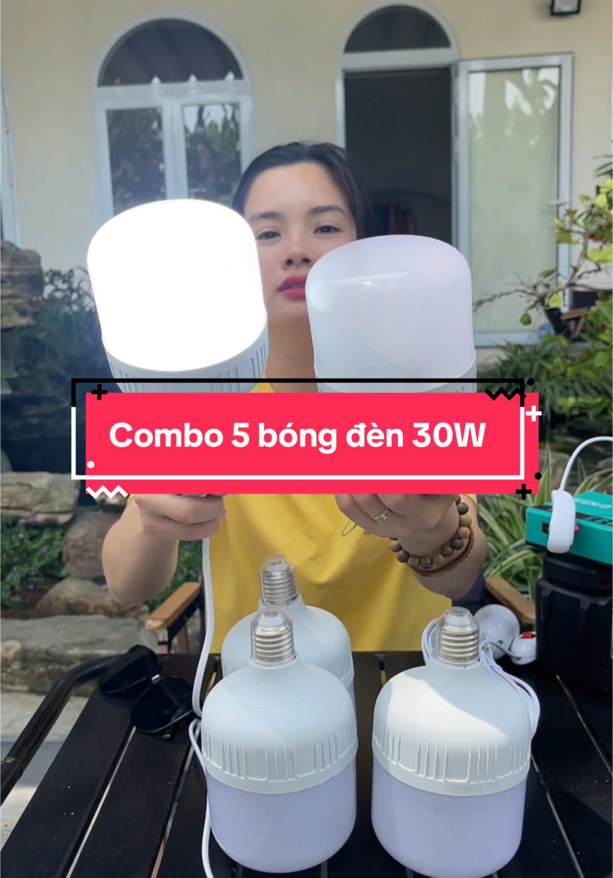 Combo 5 bóng đèn 30W #thanhmai92 #denled #bongdenled #bongdenled30w 