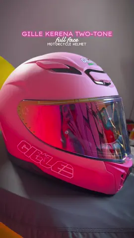 Ride in style and safety with the GILLE FF007 Kerena Two Tone! Perfect for every motor rider who wants to stand out. Grab yours now for ₱2,900 #soltiktokshop #motorcycle #gillehelmetph #fyp 