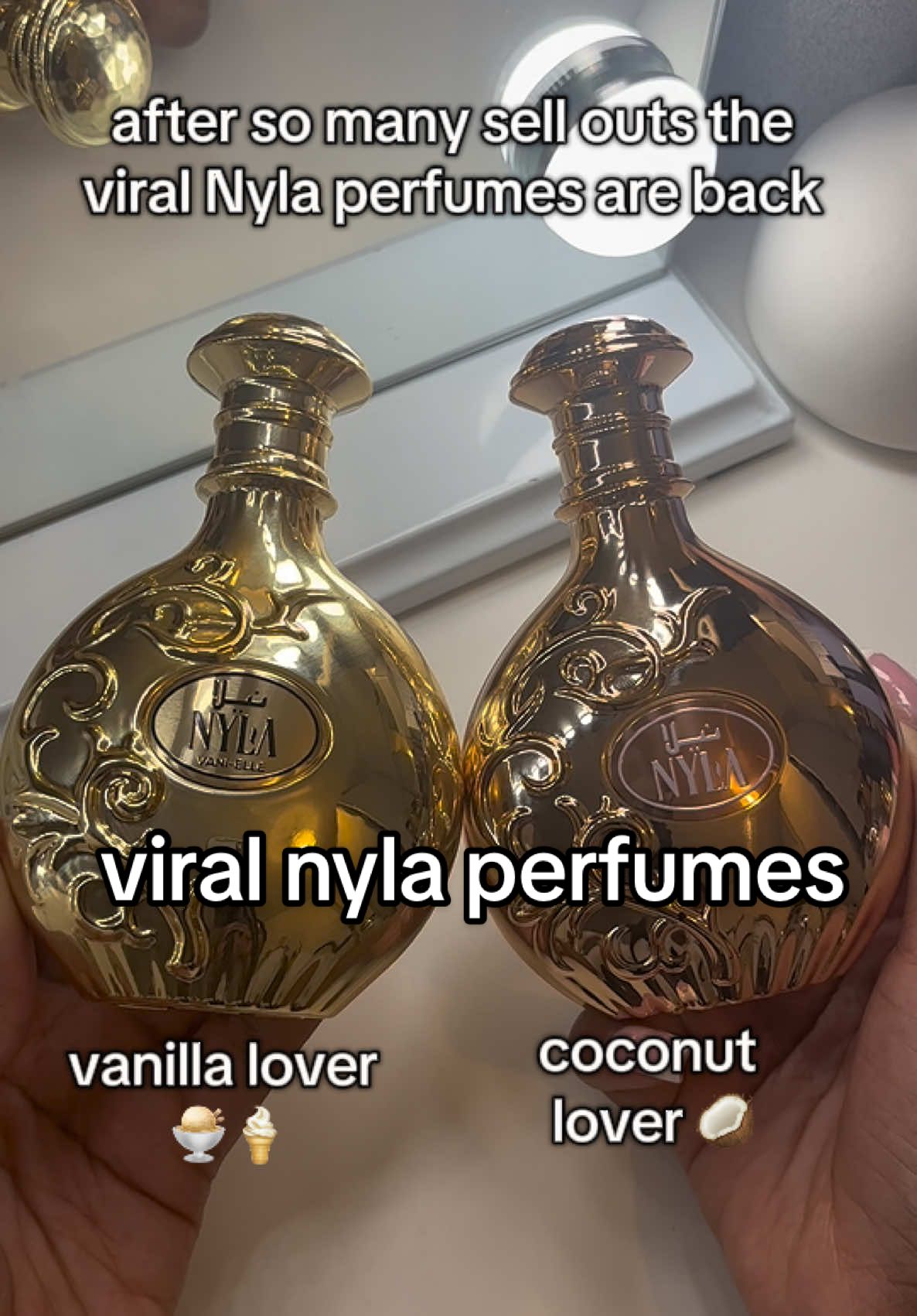 The viral Nyla fragrances are back and tbf keep selling out for good reason, they’re both really pretty ✨ #fragrancetiktok #perfumetiktok #fyp 