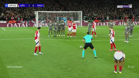 Declan Rice second goal vs Real Madrid  #championsleague  #football  #footballtiktok 
