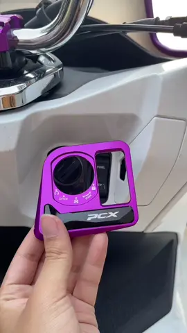 Cocok untuk penutup kunci pintu elektrik HONDA PCX160, cantik dan praktis, sangat direkomendasikan💜👀#pcx #pcx160 #honda #fyp #pcxindonesia #electricdoorlock 