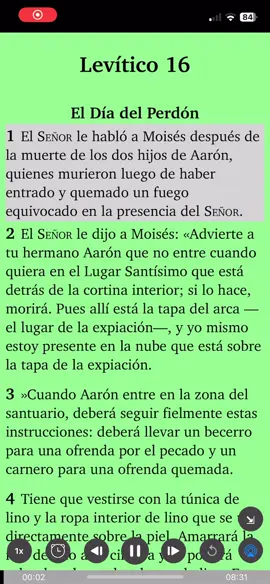 #Biblia #Lectura #Levitico16 #Dia #perdon #Aaron #santuario #tabernaculo #chivo #expiatorio #Azazel
