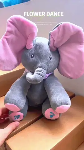 This elephant can sing, dance, and play hide-and-seek! It’s so fun!#elephant #sing #music #dance #hideandseek #plush #doll #toys #baby #kids #study #ornaments #tiktokshop 