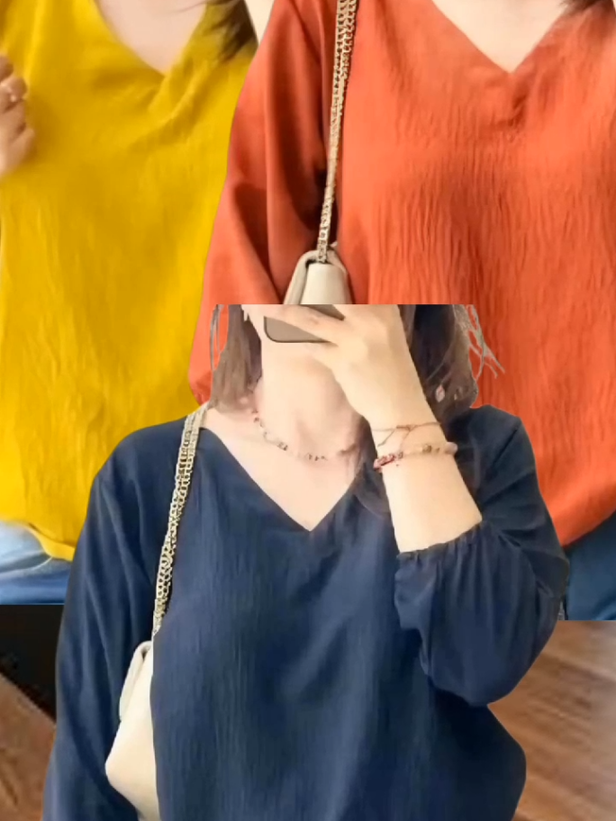 Blouse Wanita Crinkle Airflow Oversize Crop Top Tanpa Kancing Atasan Baju Panjang tangan 7/8. Cara Beli, Klik Keranjang Kuning Pojok Kiri Bawah HARGA PRODUK SEWAKTU WAKTU BISA BERUBAH #outfitwanitamurah #outfit #outfitwanita #outfitwanitakekinian #keranjangkuning #tiktokfyp #fyp #blouse #blousemurah #blousewanita #blousecantik 