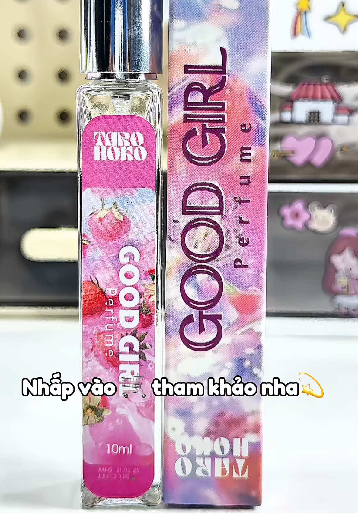 Nước hoa mùi siu ngọt cho bạn nào cần nè✨✨✨#nuochoa10ml #tarohoko #goodgirl #nuochoathomlau#muataitiktokshop #perfume 