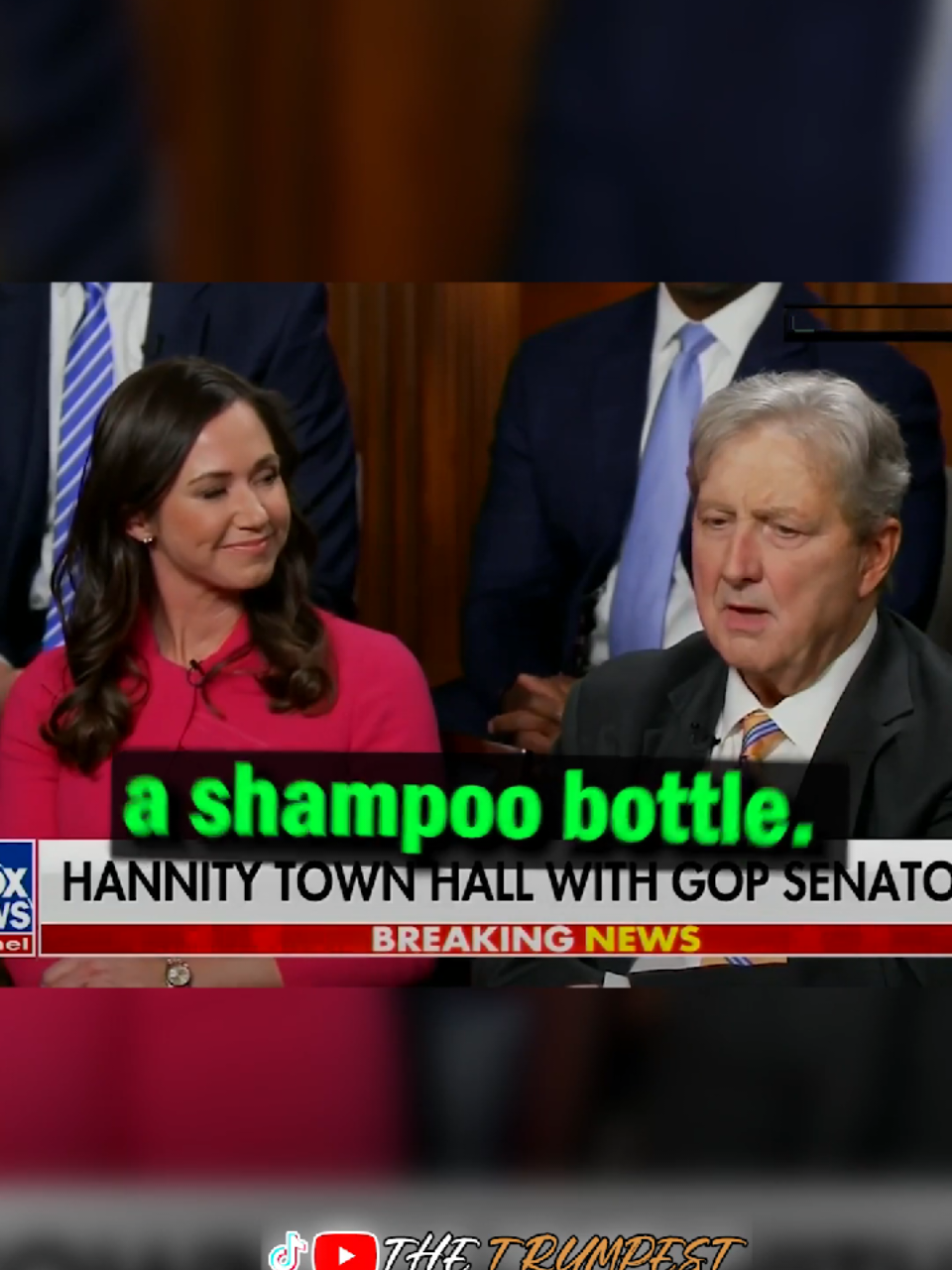 Senator Kennedy NUKES AOC With Brutal One-Liner About Shampoo Bottles. #funny #maga #fyp #explore #Trump #conservative 