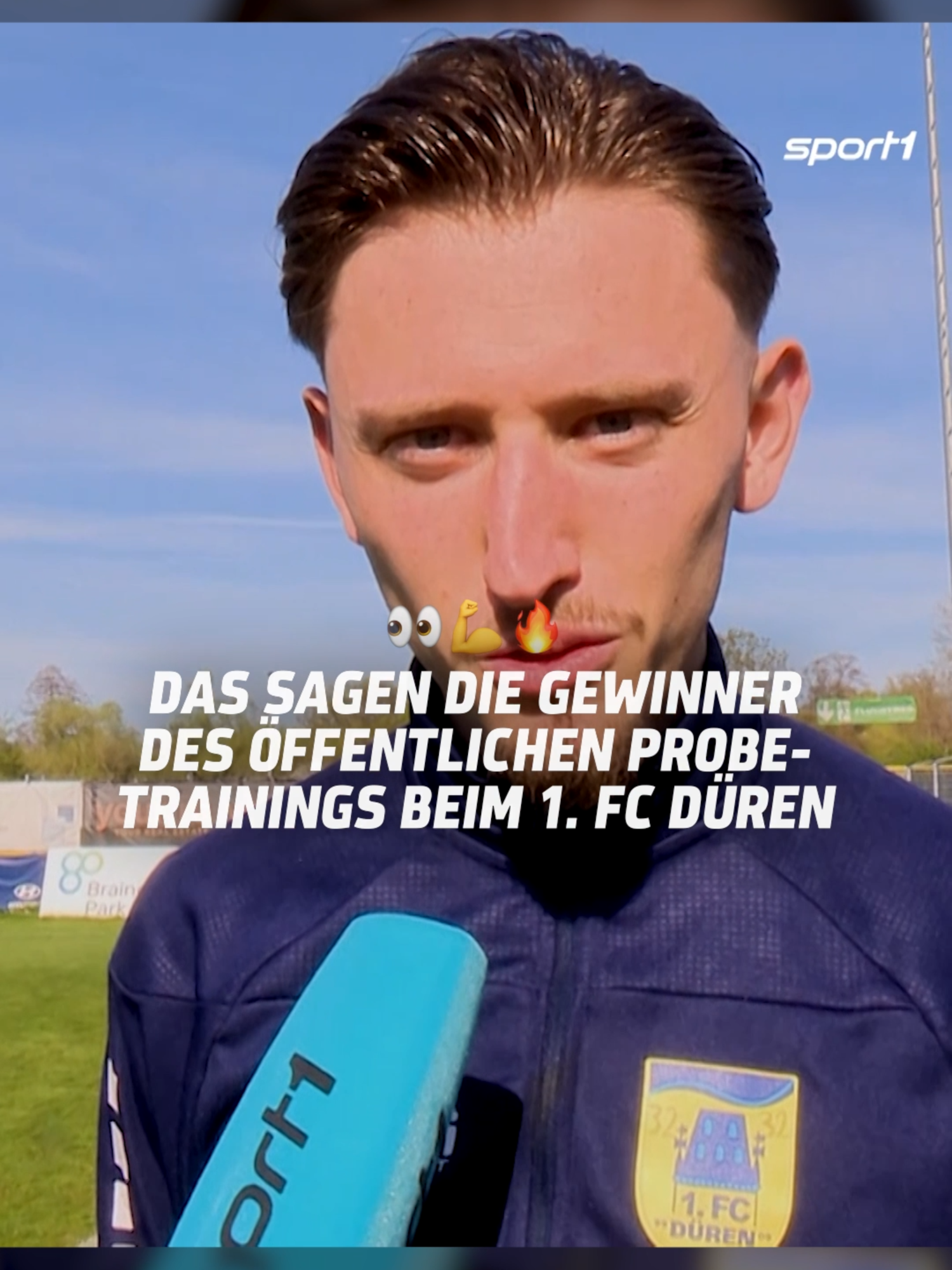 Icon-League-Manager und Influencer Bilal Kamarieh rief zum offenen Training beim Regionalligisten auf!🚨 Das Motto: „Wer überzeugt, bekommt die Chance, direkt in der Regionalliga West aufzulaufen!“😮 Am Dienstag fand das offene Training statt und dabei ist Düren fündig geworden!💥 Die zwei glücklichen Gewinner sind Rrustem Shehaj und Suad Ak, die sich sehr über die Möglichkeit freuen, in der Regionalliga West auflaufen zu dürfen.👏 #sport1 #sport1news #düren #bilalkamarieh #fußball #regionalliga