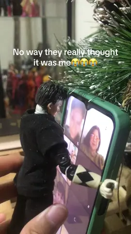 ACTION FIGURE PRANK ON MY  CALL GROUP😭😭😭 #relatable #funny 