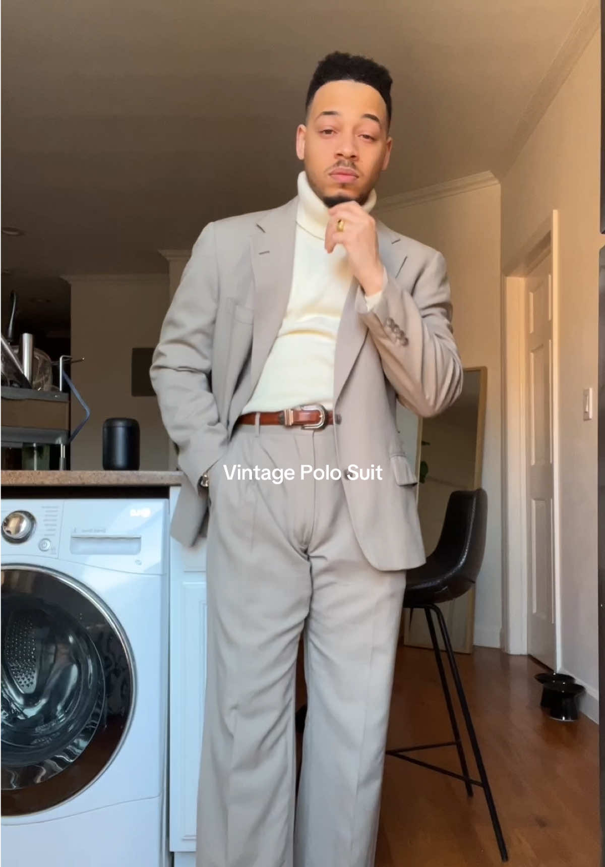 Vintage Polo Suit #mensfashion #mensoutfit  #polo #thrifted #outfitsformen