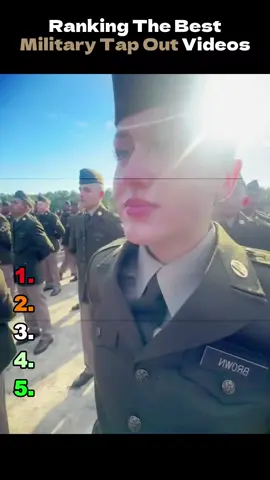 Ranking the best military tap out videos 😆