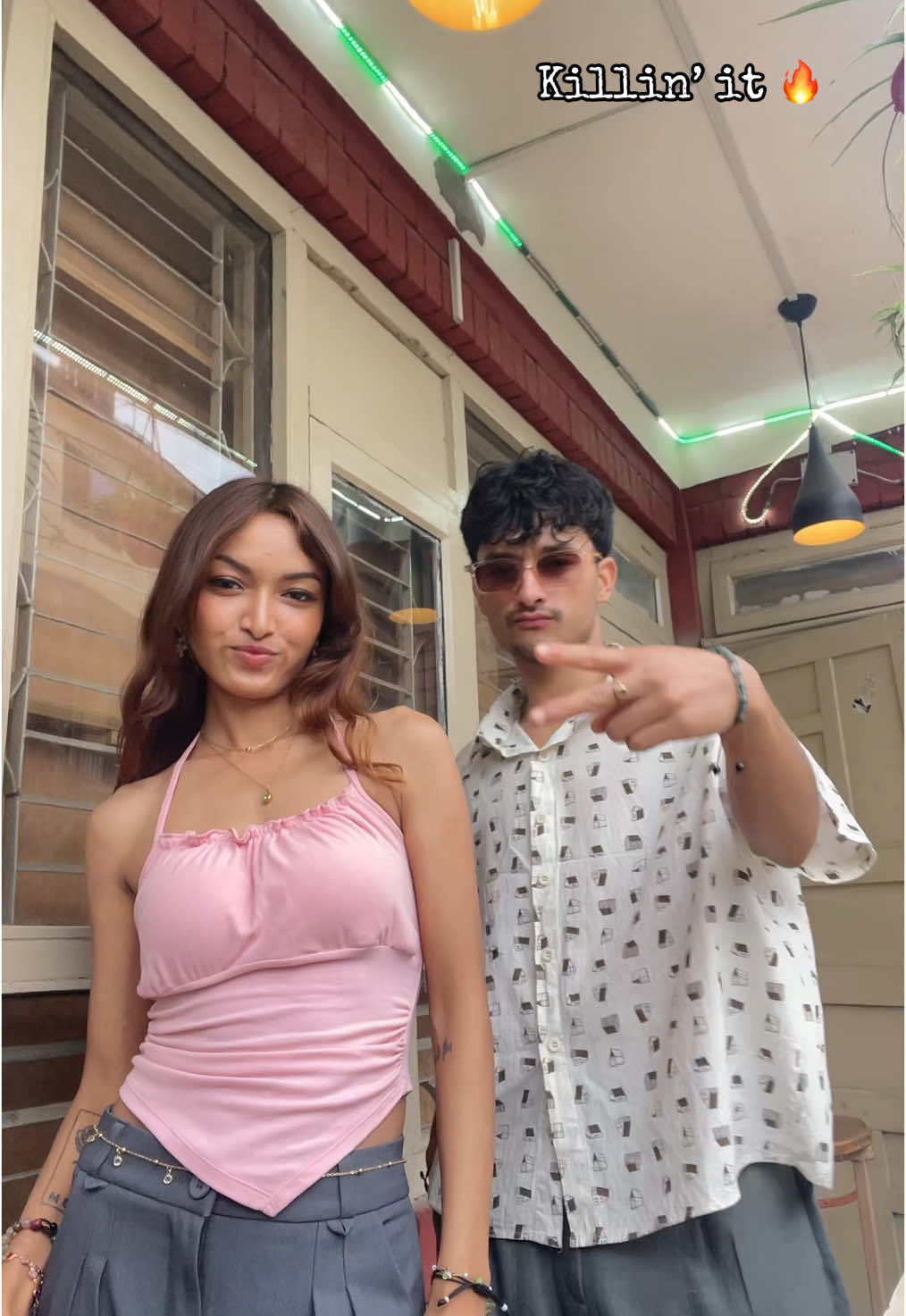 🌸🤭#fitcheck #coupleedition #OOTD #outfitsinspo #nepali #trendingvideo 