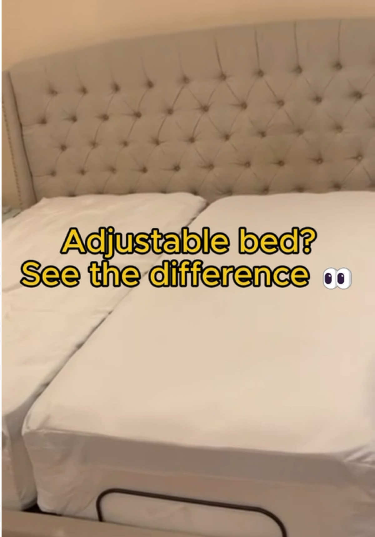 Adjustable bed owners, you need this. 🛏️ One side stays tight. One side slips. The difference is Bed Scrunchie. 🛒 Tap the yellow basket to grab yours now! #BedHack #AdjustableBedHack #BetterSleep #HomeUpgrade #PerfectSheets #YellowCart #BedScrunchie 