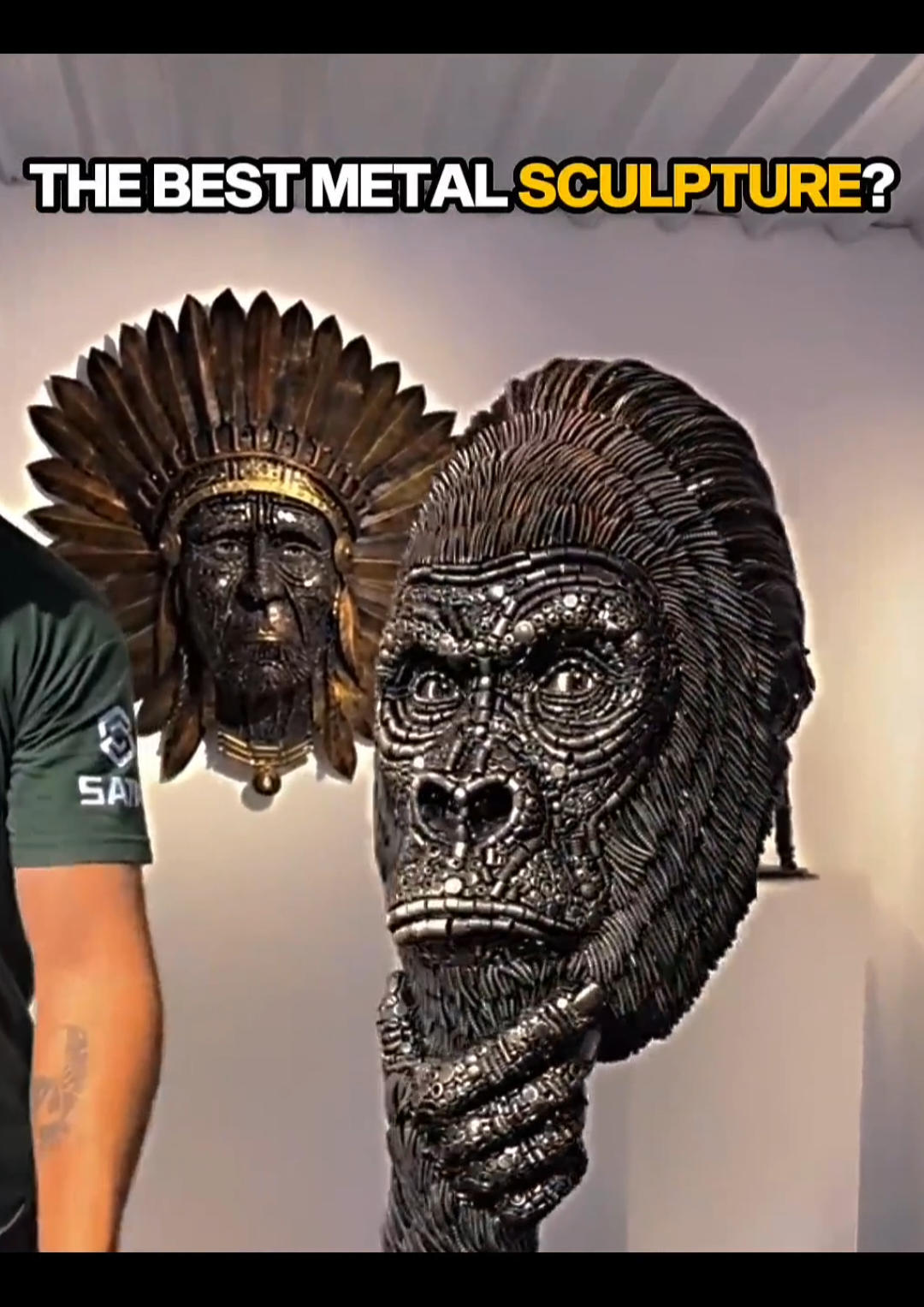Best metal sculpture💀🔥#trollface #edit #fyp #foryou #foryourpage #keppsupporting #trendingvideo #best #metal #sculpture #edits #viralvideo #goviral 