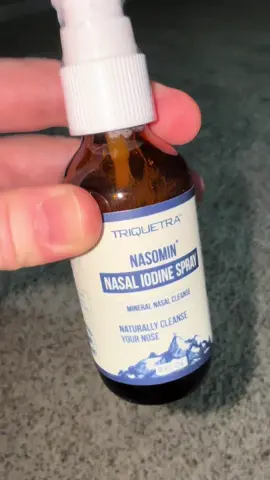 Nasomin Nasal Iodine Spray 👃#mineralnasalcleanse #idoine #nasomin #triquetra 