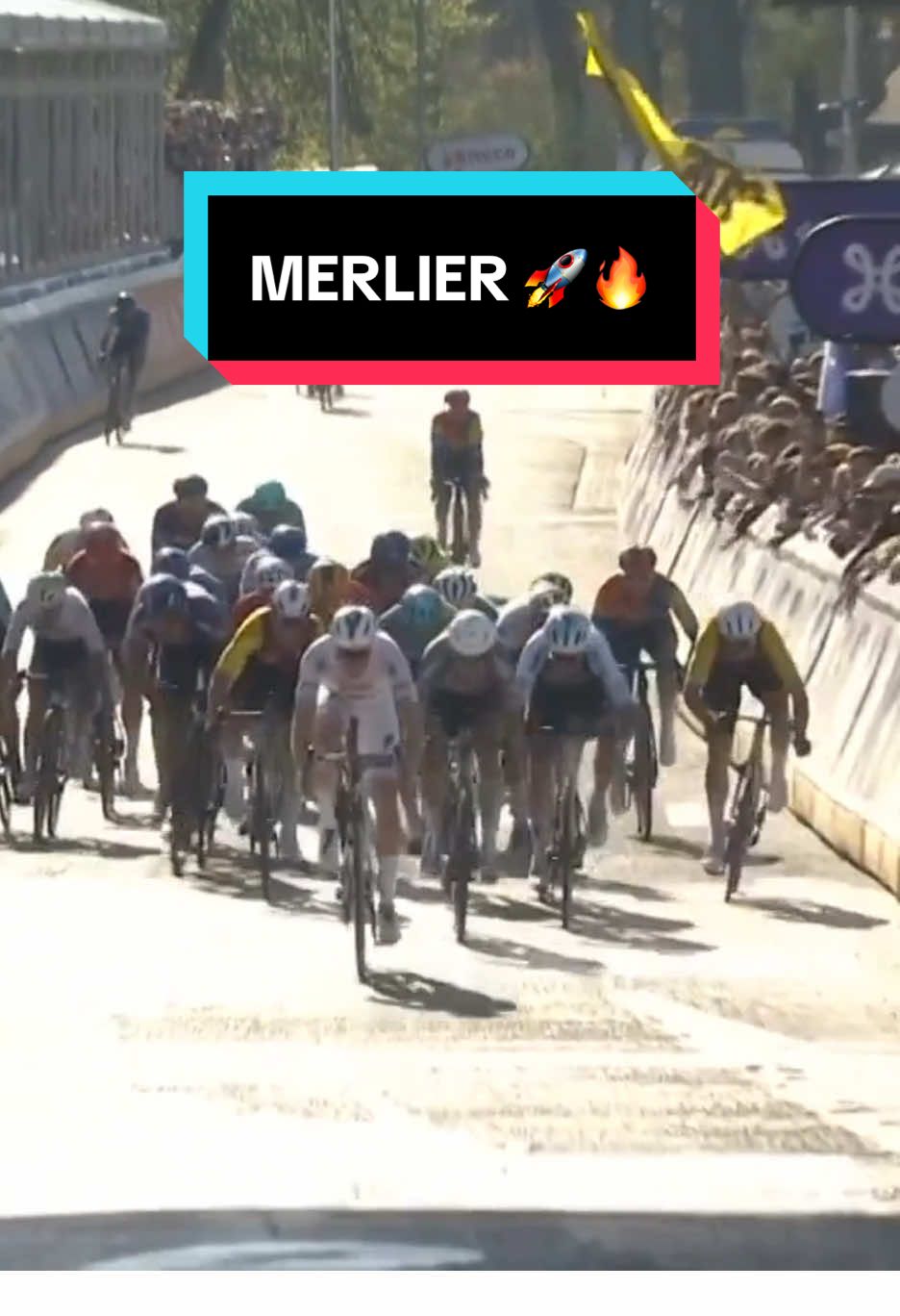 NO ONE CAN LIVE WITH HIM! 🚀 Tim Merlier powers away to take back-to-back wins at Scheldeprijs! 👏 #classics #cycling #roadcycling