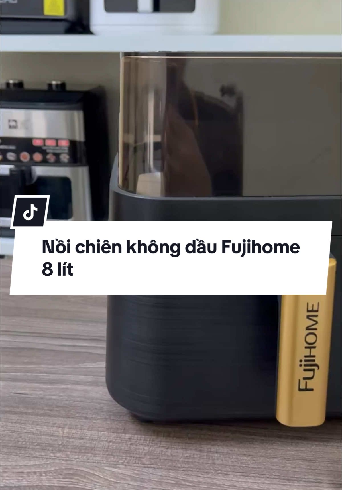 Nồi chiên không dầu Fujihome 8 lít A8DG2 #noichien #noichienkhongdau #lonuong 