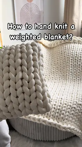 Hi guys, I’m sharing with you how I hand knit my weighted blanket using tube yarn. The yarn is so soft and breathable. I got this yarn as a sample from a supplier but you can get the same yarn on Amazon.  If you are interested in giving it try, simply comment below “ link “ to receive the link to the yarn on Amazon. Have any questions? Let me know in comments ❤️ . . . . #tubeyarn #handknit #chunkyknit #chunkyblanket 
