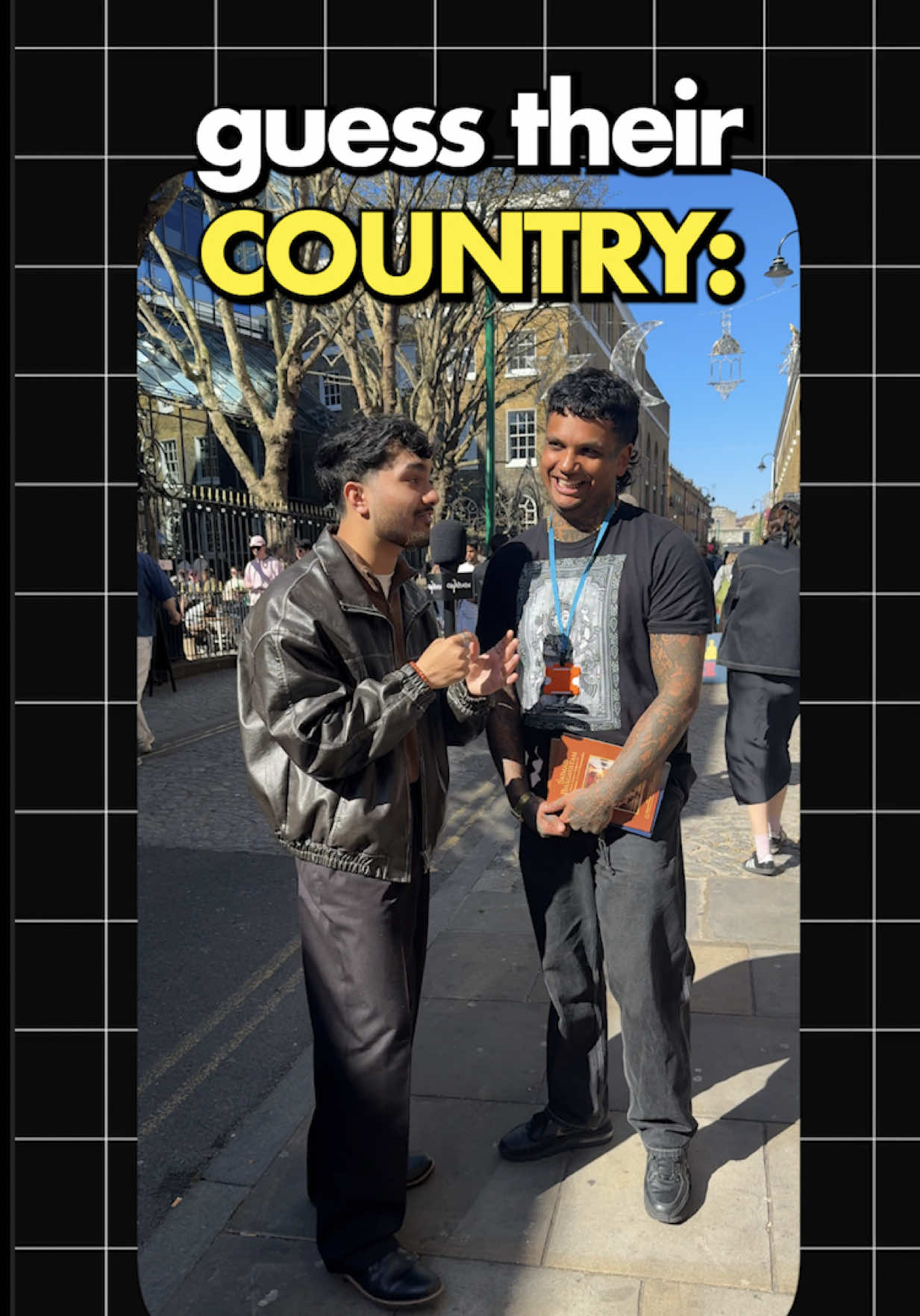 Guess their country!! #guessing #country #interview #publicinterview #gwarnin 