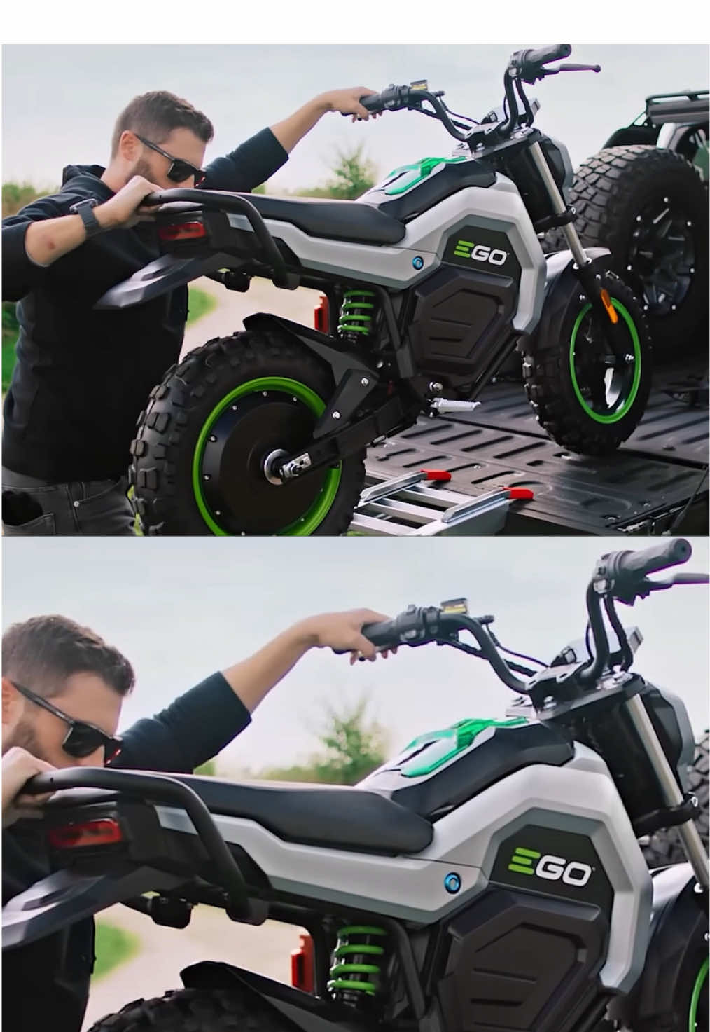 This EGO Power+ electric mini bike is powered by the same batteries used in their power tools. #mobility #ebike #motorcycle #car #cars 