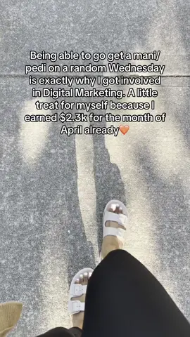 Random Wednesday mani/pedis just hit different when your business is running online and already brought in $2.3K for April.🙏🏾 This is exactly why I got into digital marketing—flexibility, freedom, and being able to treat myself without guilt.✨ If you’ve been thinking about starting, this is your sign. #DigitalMarketingLife #WorkFromAnywhere #OnlineIncome #TreatYourself #MomBoss #PassiveIncomeJourney #MRR #WomenWhoHustle #FinancialFreedom #digitalmarketing #digitalmartketingforbeginners #makemoneyonline #makemoneyfromhome #SelfCare 
