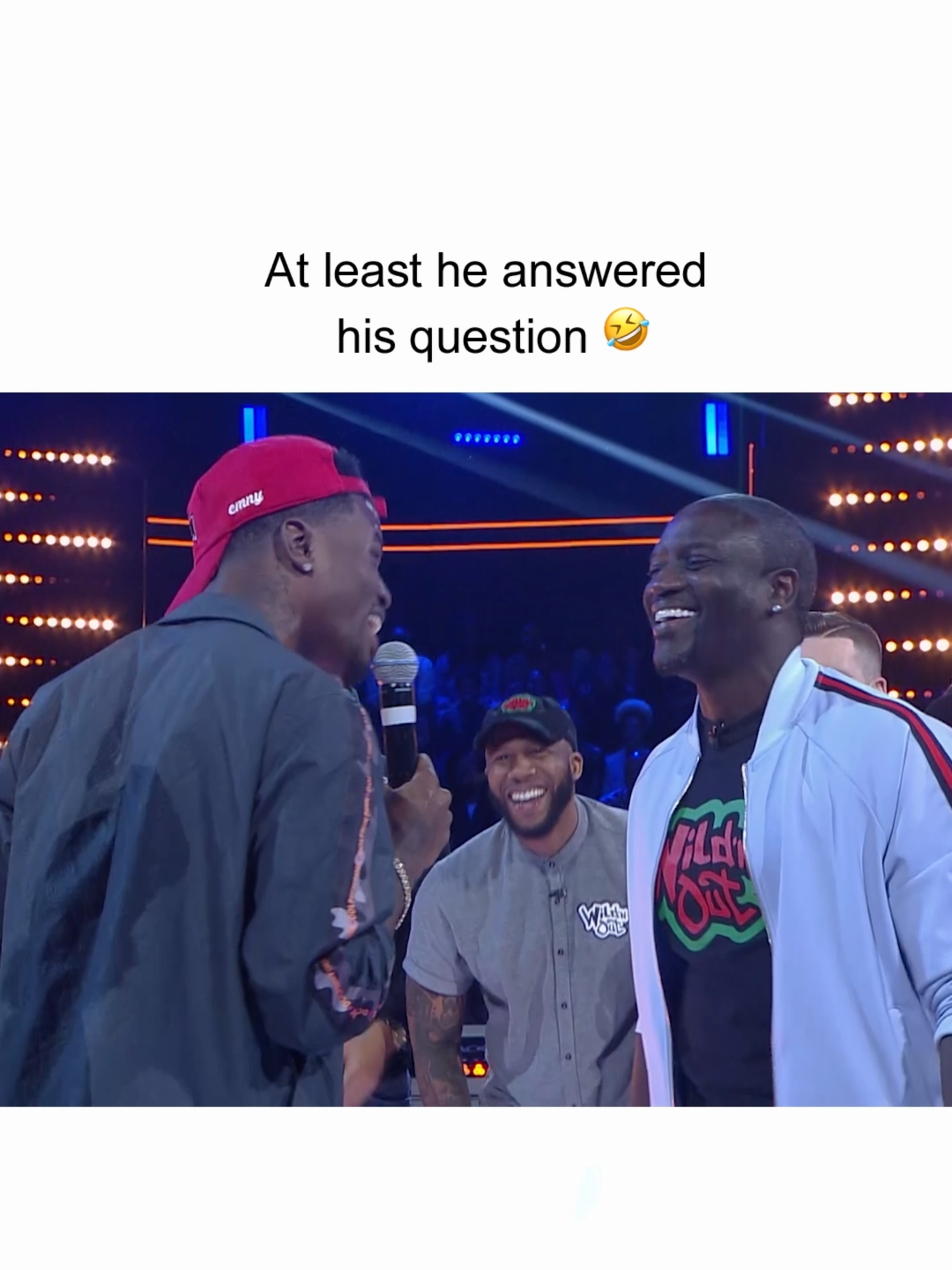 Rejection at its finest 🤣 #WildNOut #wildstyle #dcyoungfly #akon #funny #laughing #laugh #freestyle #singing #rejected #lol