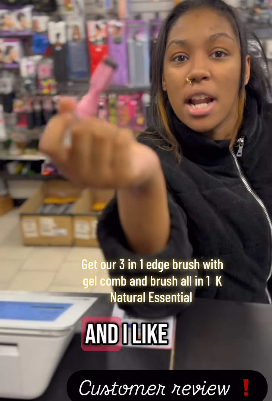 Get yours today before it sells out !!!! Our 3 in 1 Hair Edge Brush, Gel and Comb killing the game. It doesn't get any better than this ladies. It's on the go!!! While you out and need a touch it fits in your purse or pocket. #edgebrush #edges #edgestutorial #bestfriend #bestie #thebest #tutorial #fyp #fypシ #f #hairstyles #babyhairedgekit 