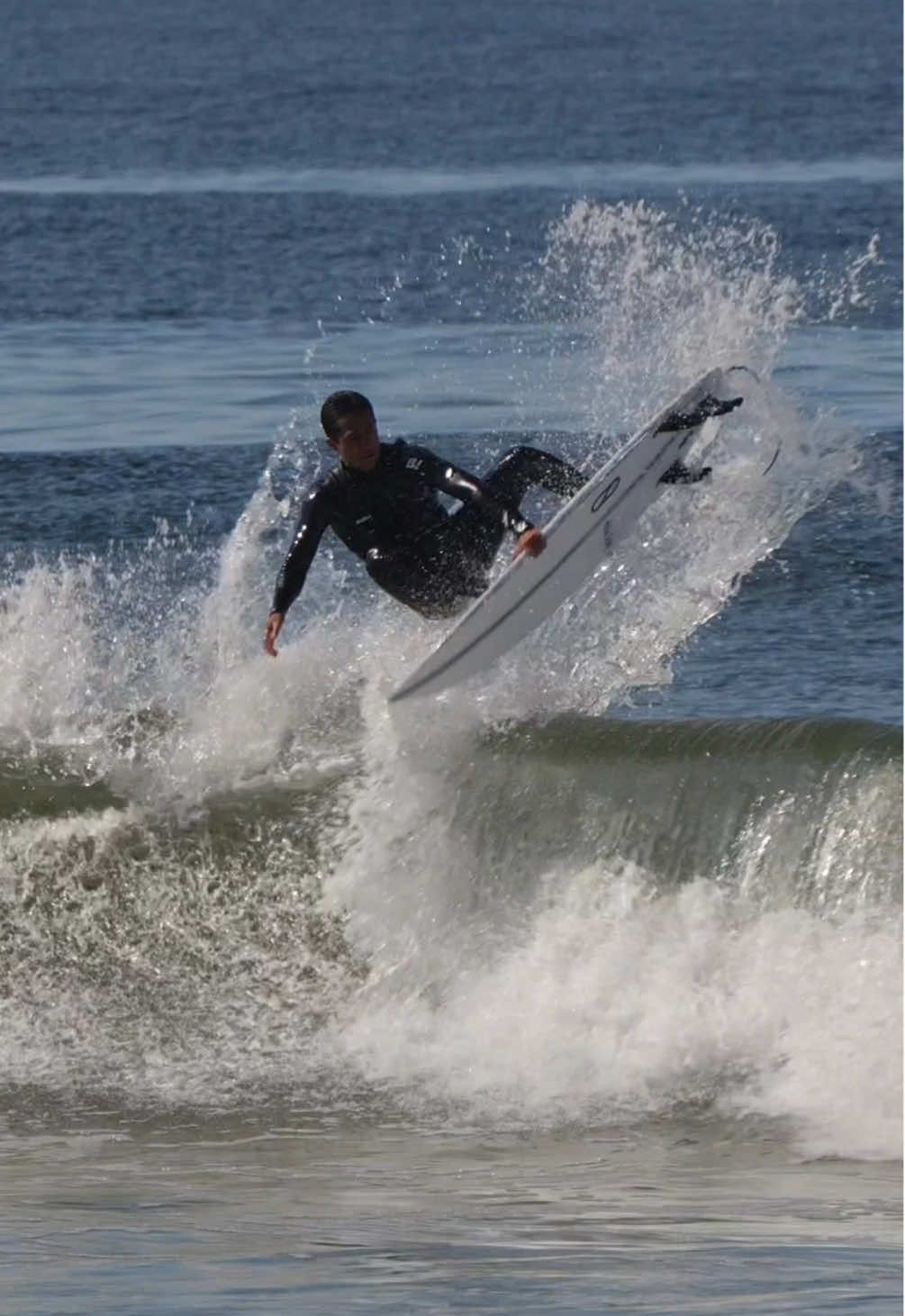 Not bad for a beginner surfer.