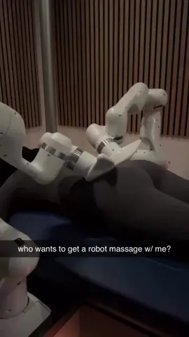 recharging: 87% complete. #wellnessroutine #robotmassage #StressRelief #unwindmode #modernwellness