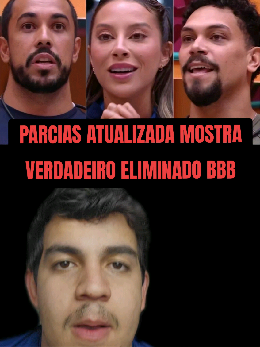 Parciais atualizada mostra verdadeiro eliminado do BBB25 entre Vini, Renata e Maike