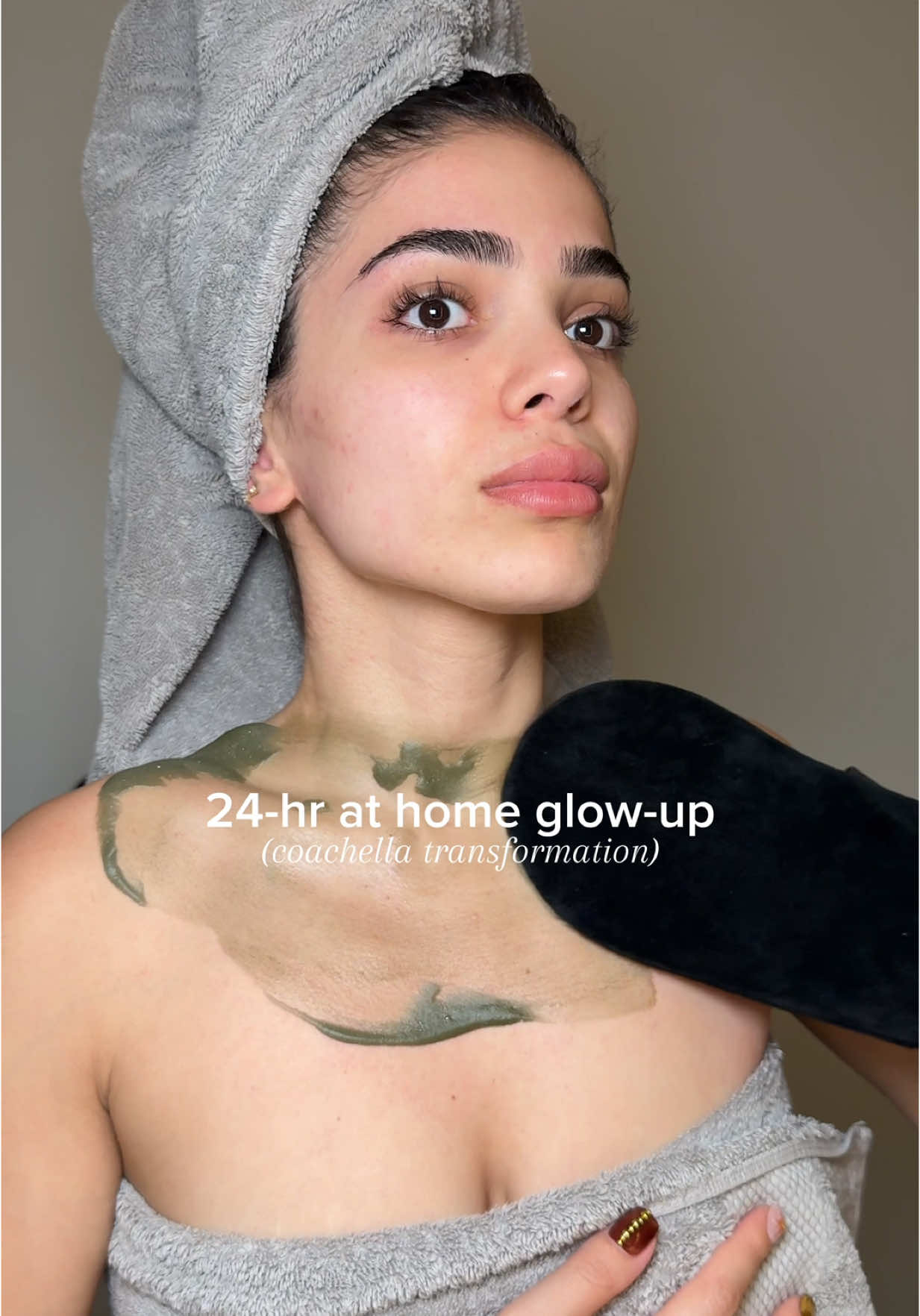 at home glow-up activated…about to wake up feeling AMAZING #SelfCare  Products:  - @GarnierUSA micellar water - @Briogeo scalp revival  - @Crest tooth paste & whitening strips - @Bondi Sands deep tone techno colour 1-hour express & mit & face self tan - @Pureology hair serum - @Olaplex N5 - @Nexxus Hair Care blowout spray - @Shark Beauty flex fusion - @Dr. Dennis Gross Skincare peel pads - @Murad Skincare heartleaf calming cream - @Origins Skincare ginzing brightening under eye cream - @Peter Thomas Roth Labs gold eyepatches 