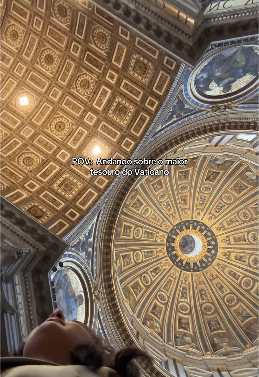 Você não sabe por onde olha 🥹 #vatican #vaticano #rome #michelangelo #capelasistina 