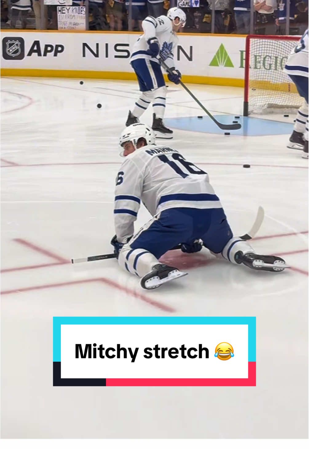 This is a classic 😂  #hockey #torontomapleleafs #mitchmarner #hockeytiktoks #icehockey #NHL #fyp @Toronto Maple Leafs 