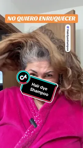 Hair dye shampoo natural para cubrir caña disponible en varios colores #hairdyeshampoo #hairdye #TikTokShopSpringGlowUp #chestnutbrownhairdyeshampo 