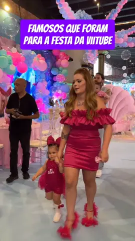 Famosos que foram para a festa da filha de vitube #viitube #eliezer #noticias #luxo 