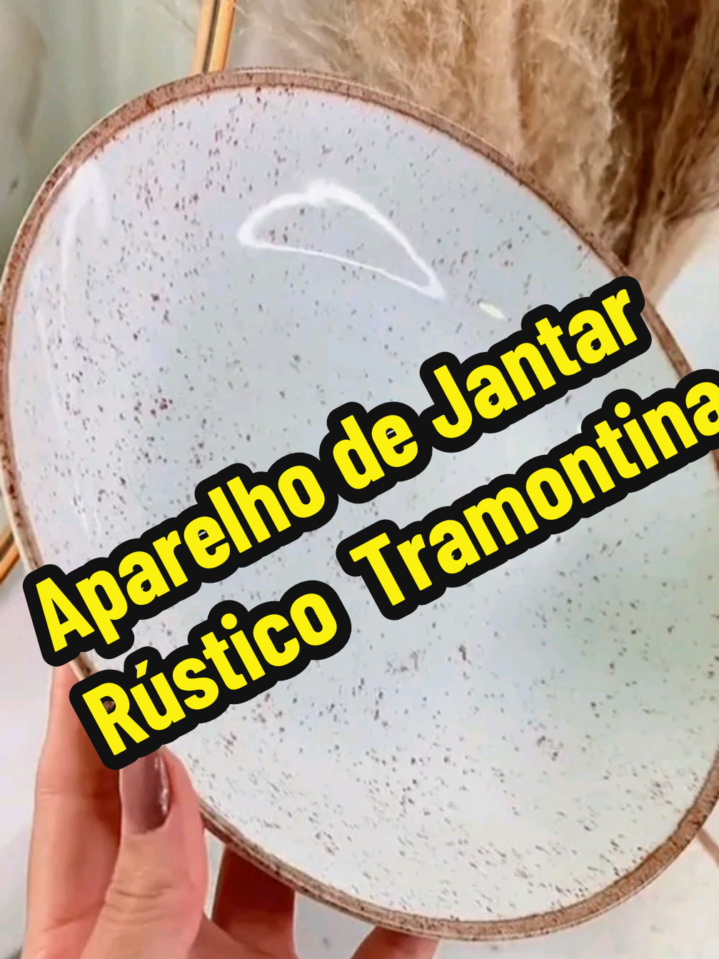 Aparelho de Jantar Rústico Marrom Tramontina Jogo de Pratos Raso, Fundo e Sobremesa 🖤🤌🏻🤌🏼😱🔥#jogodejantar #jogoamericanorustico #jogodejantartramontina #aparelhodejantarclassico #pratosgourmet #mesaarrumada #pratos 