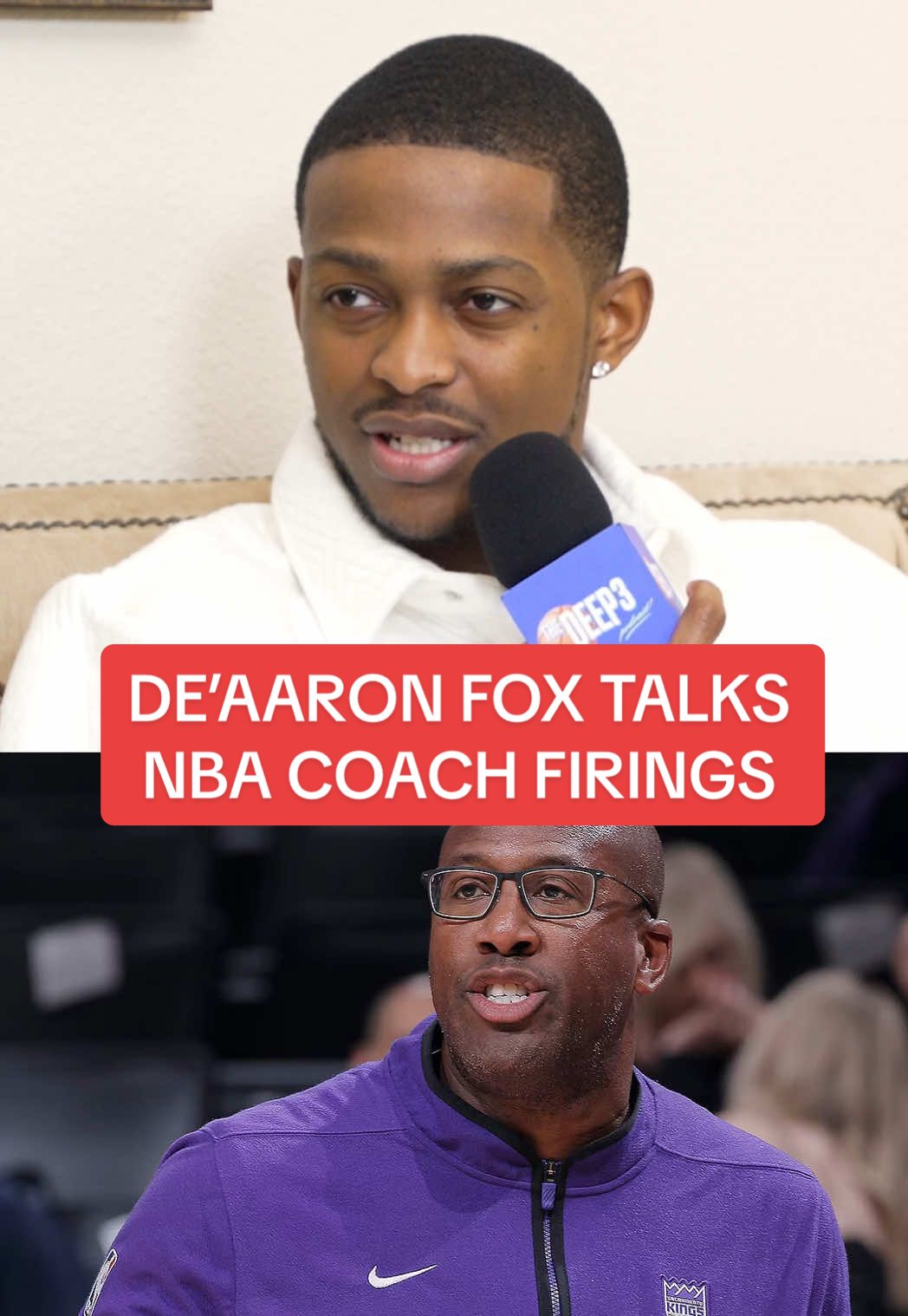 De’Aaron Fox talks about NBA coaches being fired #NBA #basketball #sports 