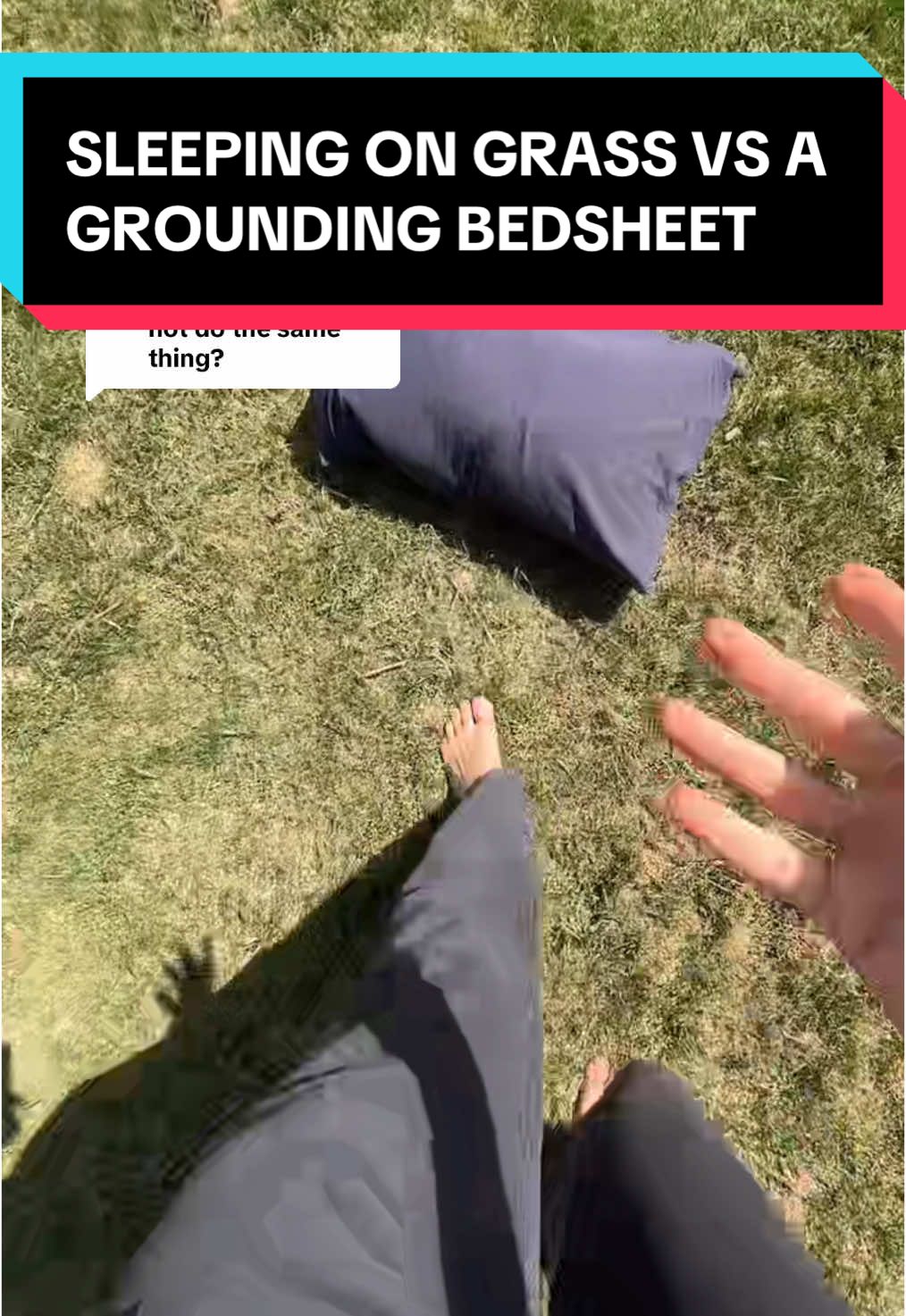 Replying to @DannyDan yes, but it seems more feasible to sleep on a grounding bedsheet #groundingsheet #groundingbedsheets #grounding #sleeptips #sleephacks #holistichealth #holisticwellness 