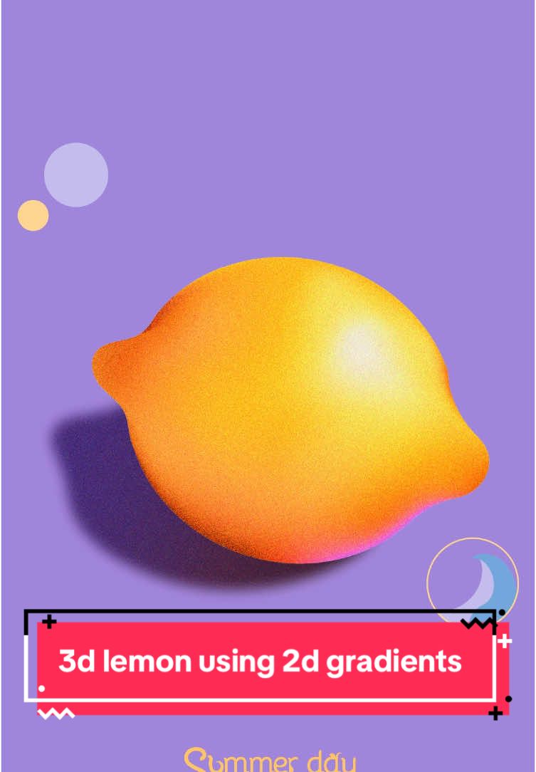 Creating a lemon using mesh gradients in Adobe Illustrator. Check out the full tutorial on our YouTube. . . . . . #vectorillustration #vector #lemon #adobeillustrator #illustration #3dart 