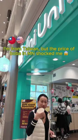 The price of boba in Minnesota shocked me.