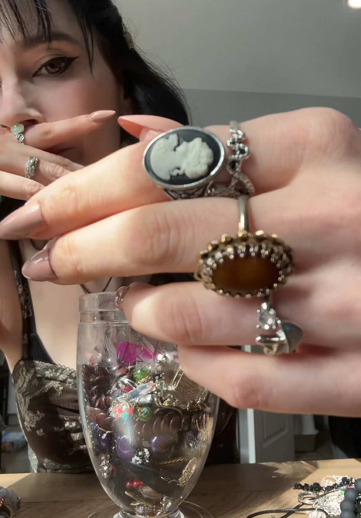 BEST JAR EVER AND ITS FROM GERMANY! 😍 pt2 #foryewwww #trendingvideo #fypシ゚viral #mysteryjewlerygirl #jewleryhaul #supportsmallbusiness #handmadejewelry #mystery #jewelry #jar #accessories #mysterybox #crystals #unboxing 